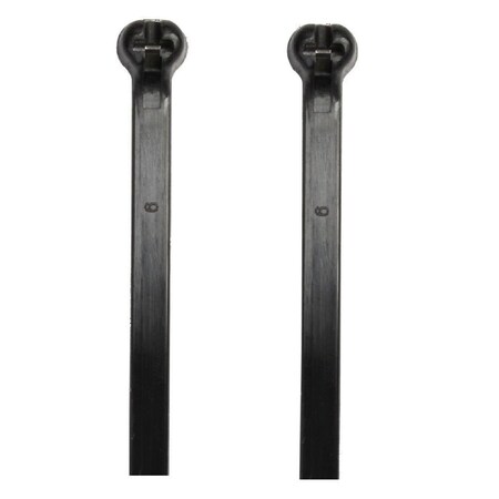 Burndy Nylon Stainless Steel BARB Cable Ties, 11.18 IN L, .14 IN W, Tensile S CT40300SSBC0